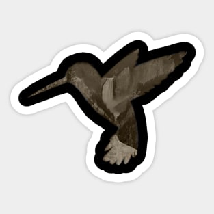 humming bird landscape Sticker